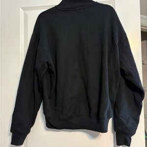 SKIMS Black Women's Oversized Crew Neck Sweater